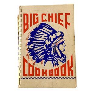COPY - Big Chief Cookbook Spiral Bound Vintage 80s